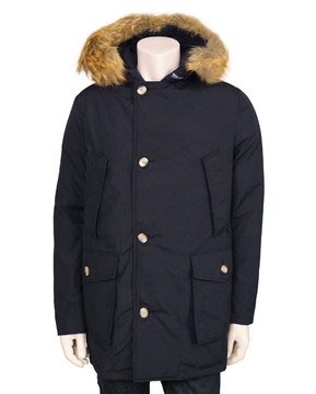 Artico Parka Woolrich uominis 'Vento a prova di uscita Navy giac